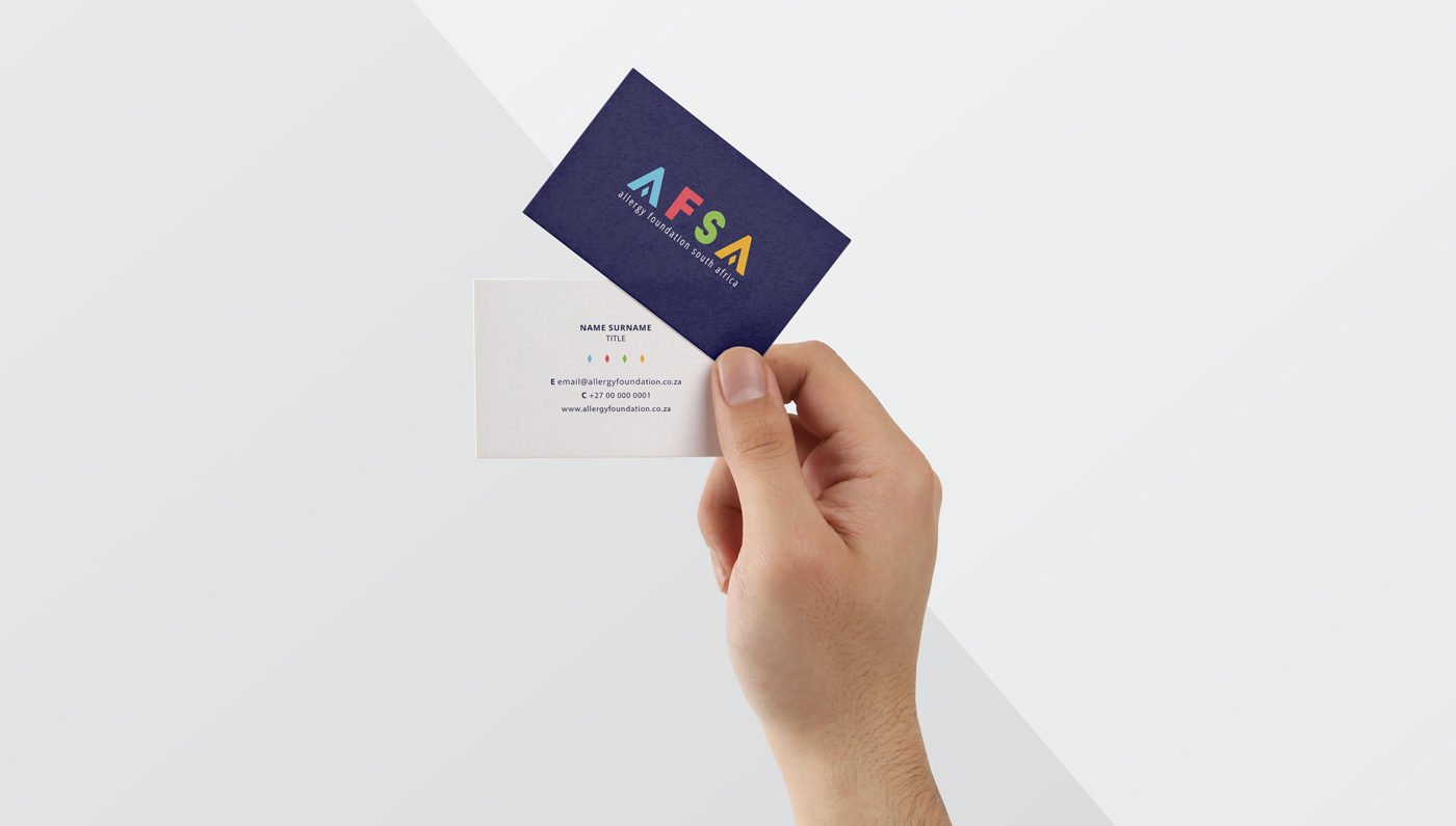 AFSA Business card design