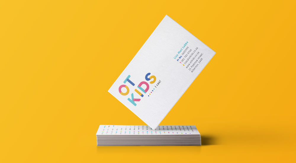 OT Kids Business Card Design