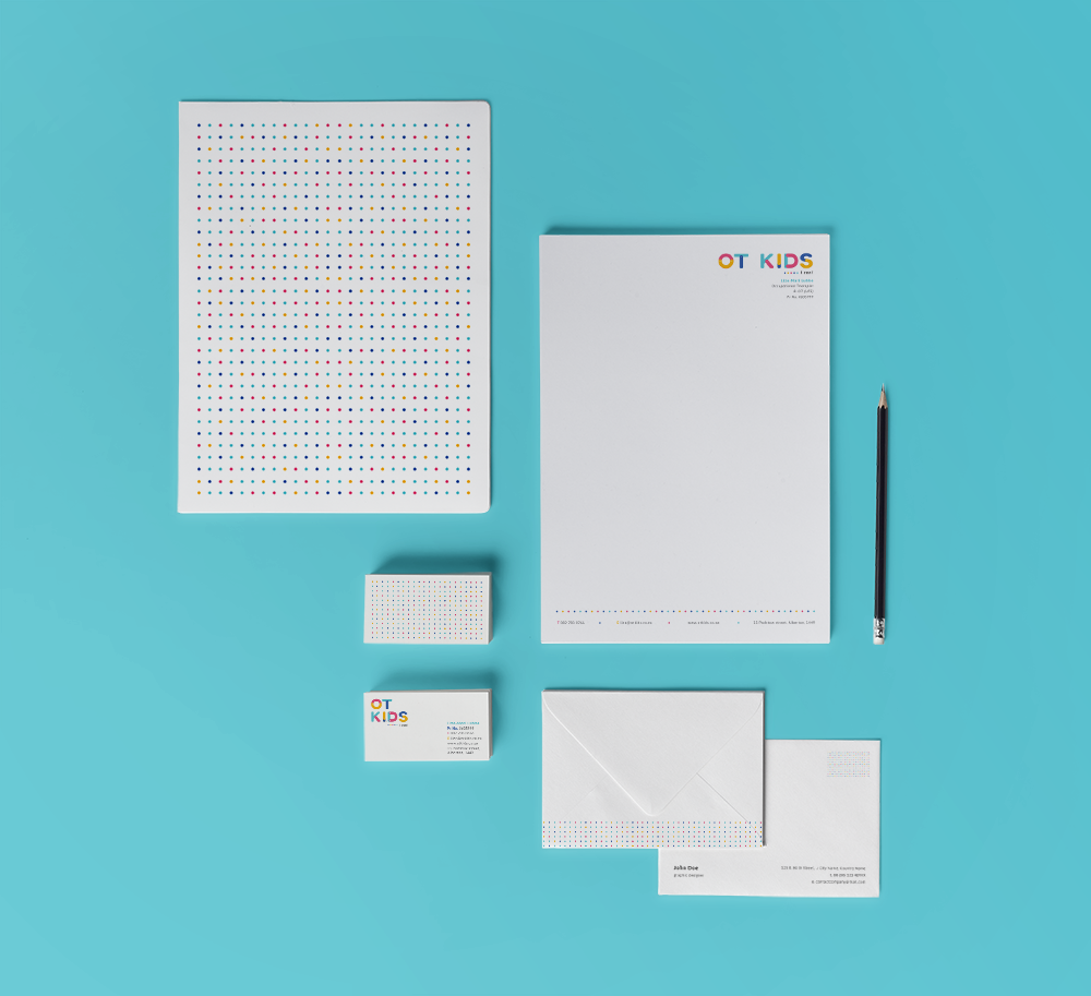 OT Kids Stationery - Branding